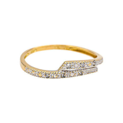 Bague 52 Bague Or jaune, Or blanc Diamant 58 Facettes 4913215CN