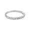 Bague 52 Bague Demi alliance Or blanc Diamant 58 Facettes 5237118CN