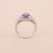 Bague 50 Bague Art déco en or gris et platine, saphir rose et diamants 58 Facettes 794117