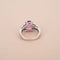 Bague 50 Bague Art déco en or gris et platine, saphir rose et diamants 58 Facettes 794117