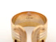 Bague 55 Cartier Double C - Bague en or jaune, blanc et rose 18k 58 Facettes 271542