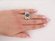 Bague 52 Bague tank Art déco en or 18k, saphir et diamants 58 Facettes 273907