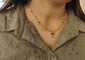 Collier Collier Art nouveau draperie en or jaune 18 carats et saphirs 58 Facettes 33681