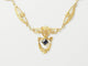 Collier Collier Art nouveau draperie en or jaune 18 carats et saphirs 58 Facettes 33681
