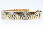 Bracelet Bracelet articulé - Maillons « I » en or jaune 18K et diamants 58 Facettes BRIGDCC1312-107