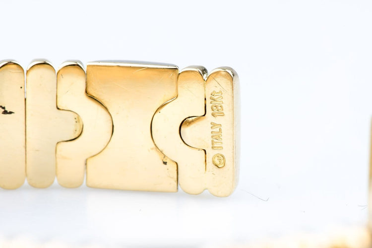 Bracelet Bracelet articulé - Maillons « I » en or jaune 18K et diamants 58 Facettes BRIGDCC1312-107