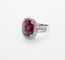 Bague 53.5 Bague rubellite et diamants en or jaune 18 carats 58 Facettes 5427