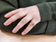 Bague 51 Demi-alliance - Bague en or jaune 18K et diamants 58 Facettes All.demi.B.0.60ct-2170