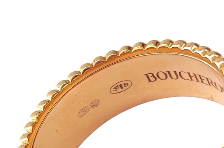 Bague 55 Boucheron Quatre - Bague Classique Small en or 18K tricolore 58 Facettes BOUCHR-2219