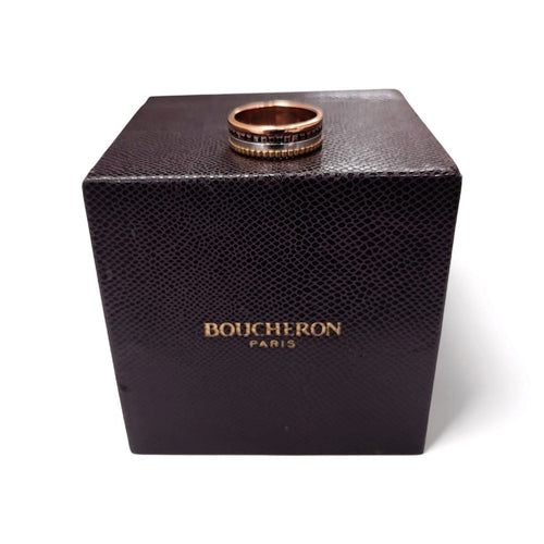 Bague 55 Boucheron Quatre - Bague Classique Small en or 18K tricolore 58 Facettes BOUCHR-2219