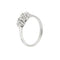 Bague 54 Bague trilogy - Bague en or blanc 18 ct et diamants 0,53 ct 58 Facettes 39024