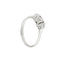 Bague 54 Bague trilogy - Bague en or blanc 18 ct et diamants 0,53 ct 58 Facettes 39024