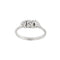 Bague 54 Bague trilogy - Bague en or blanc 18 ct et diamants 0,53 ct 58 Facettes 39024