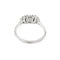 Bague 54 Bague trilogy - Bague en or blanc 18 ct et diamants 0,53 ct 58 Facettes 39024