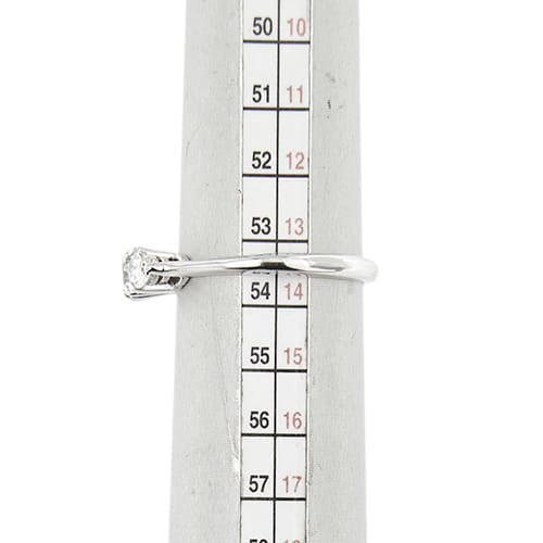 Bague 54 Bague trilogy - Bague en or blanc 18 ct et diamants 0,53 ct 58 Facettes 39024