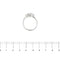 Bague 54 Bague trilogy - Bague en or blanc 18 ct et diamants 0,53 ct 58 Facettes 39024