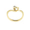 Bague 54 Damiani - Bague solitaire en or jaune 18 ct avec diamant 0,24 ct 58 Facettes 39019