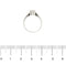 Bague 52 Bague solitaire - Diamant 0,50 ct en or blanc 18 ct 58 Facettes 34003