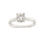 Bague 52 Bague solitaire - Diamant 0,50 ct en or blanc 18 ct 58 Facettes 34003