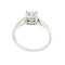 Bague 52 Bague solitaire - Diamant 0,50 ct en or blanc 18 ct 58 Facettes 34003