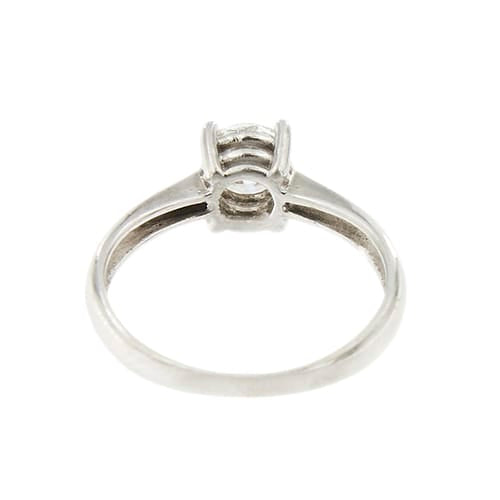 Bague 52 Bague solitaire - Diamant 0,50 ct en or blanc 18 ct 58 Facettes 34003