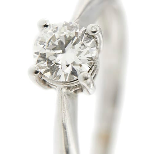 Bague 52 Bague solitaire - Diamant 0,50 ct en or blanc 18 ct 58 Facettes 34003