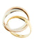 Bague 55 Bague trinité - Bague trois anneaux en or jaune, blanc et rose 58 Facettes 40444