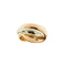 Bague 55 Bague trinité - Bague trois anneaux en or jaune, blanc et rose 58 Facettes 40444