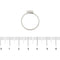 Bague 56 Bague trilogy en or blanc 18 ct et diamants 0,12 ct 58 Facettes 31998