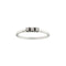 Bague 56 Bague trilogy en or blanc 18 ct et diamants 0,12 ct 58 Facettes 31998