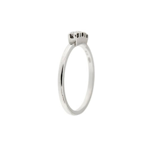 Bague 56 Bague trilogy en or blanc 18 ct et diamants 0,12 ct 58 Facettes 31998