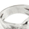 Bague 54 Bague bandeau nœud en or blanc 18 ct et diamants 58 Facettes 29354