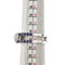 Bague 53 Bague - Double anneau en or blanc 18 ct, saphirs et diamants 58 Facettes 30559