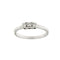 Bague 55 Bague trilogie - Bague en or blanc 18 ct et diamants 0,18 ct 58 Facettes 22500