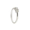 Bague 55 Bague trilogie - Bague en or blanc 18 ct et diamants 0,18 ct 58 Facettes 22500