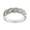 Bague 55 Bague rivière ondulée - Diamants 1,00 ct en or blanc 18 ct 58 Facettes 37816
