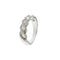 Bague 55 Bague rivière ondulée - Diamants 1,00 ct en or blanc 18 ct 58 Facettes 37816