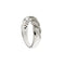 Bague 55 Bague rivière ondulée - Diamants 1,00 ct en or blanc 18 ct 58 Facettes 37816