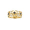 Bague Bague bandeau - or jaune 18 ct, saphirs et diamants 58 Facettes 35044