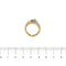 Bague 53 Bague jonc à diamants en or jaune et or blanc 18 ct 58 Facettes 35066