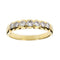 Bague 55 Bague rivière - Diamants 0,58 ct en or jaune 18 ct 58 Facettes 14984