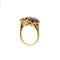Bague Bague - Ametista et Rose de France en or jaune 18 ct 58 Facettes 30179