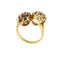 Bague Bague - Ametista et Rose de France en or jaune 18 ct 58 Facettes 30179