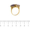 Bague Bague - Ametista et Rose de France en or jaune 18 ct 58 Facettes 30179