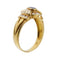 Bague 63 Bague vintage nœud en or jaune 18 ct, saphir et diamants 58 Facettes 27454