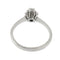 Bague Bague solitaire fleur - Diamant 0,29 ct en or blanc 18 kt 58 Facettes 28714