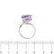 Bague Bague - Améthyste et diamants en or blanc 18 ct 58 Facettes 29850