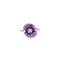 Bague Bague - Améthyste et diamants en or blanc 18 ct 58 Facettes 29850