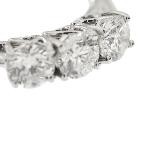Bague 68 Bague trilogy - Diamants 1,17 ct en or blanc 18 ct 58 Facettes 3550