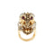 Bague 56 Roberto Coin - Bague dragon en or rose et or blanc avec diamants et rubis 58 Facettes 39051